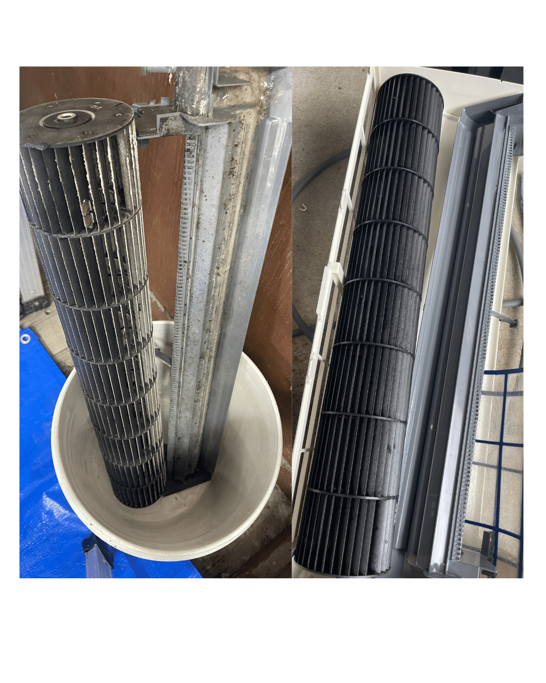 完全分解クリーニング｜ファン洗浄後