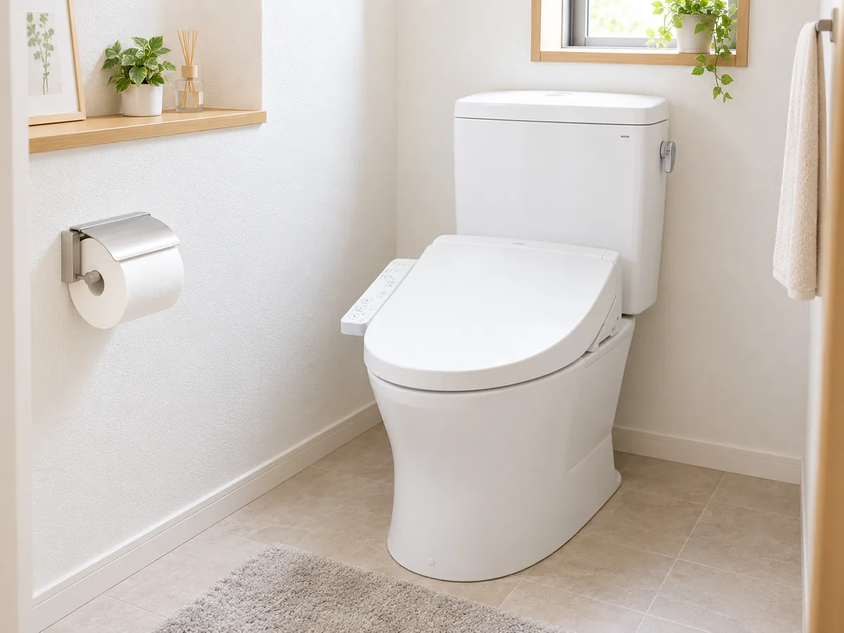 トイレ交換後の設置イメージ